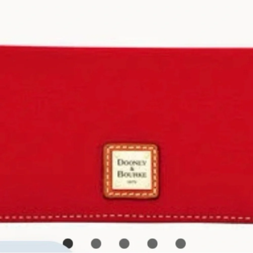 Dooney & Bourke Red Textured Wallet